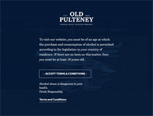 Tablet Screenshot of oldpulteney.com